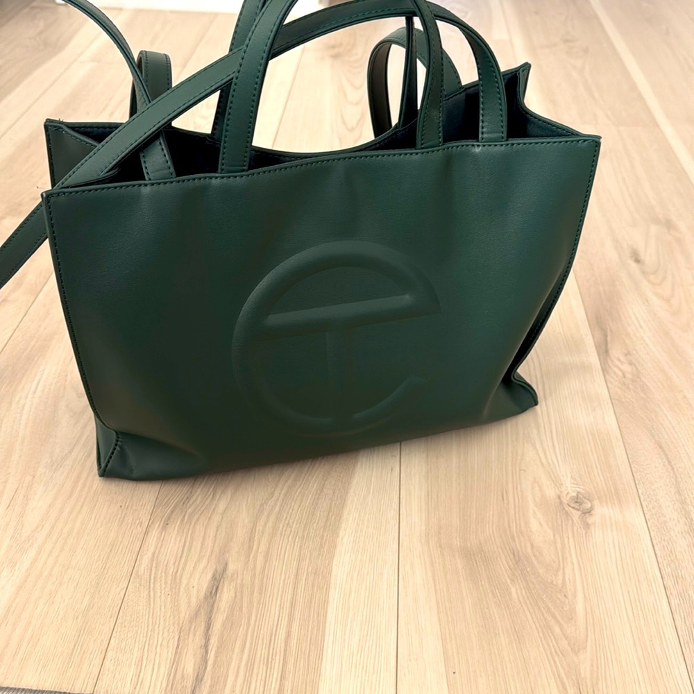Telfar Medium Dark Olive shopper Tote